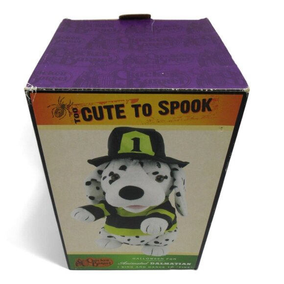 CRACKER BARREL Dalmation Plush Firefighter Singing And Dancing Firefighter 10" B - Picture 12 of 13